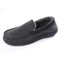 Men's Moccasin Slipper Warm Comfort Ultra-Light with Memory Foam Indoor Outdoor Rubber Sole